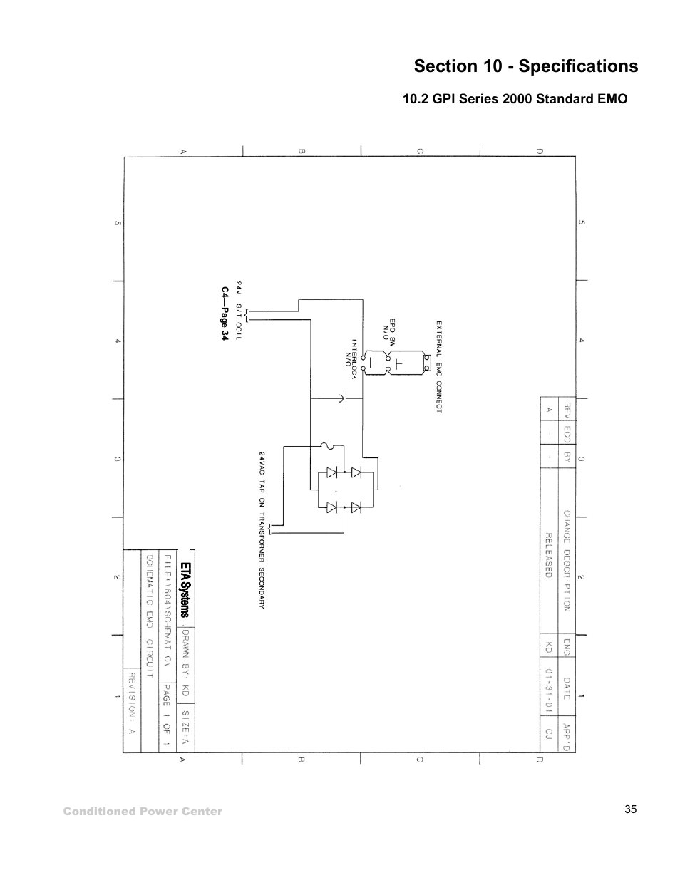 ETA Systems SM5505 User Manual | Page 35 / 39