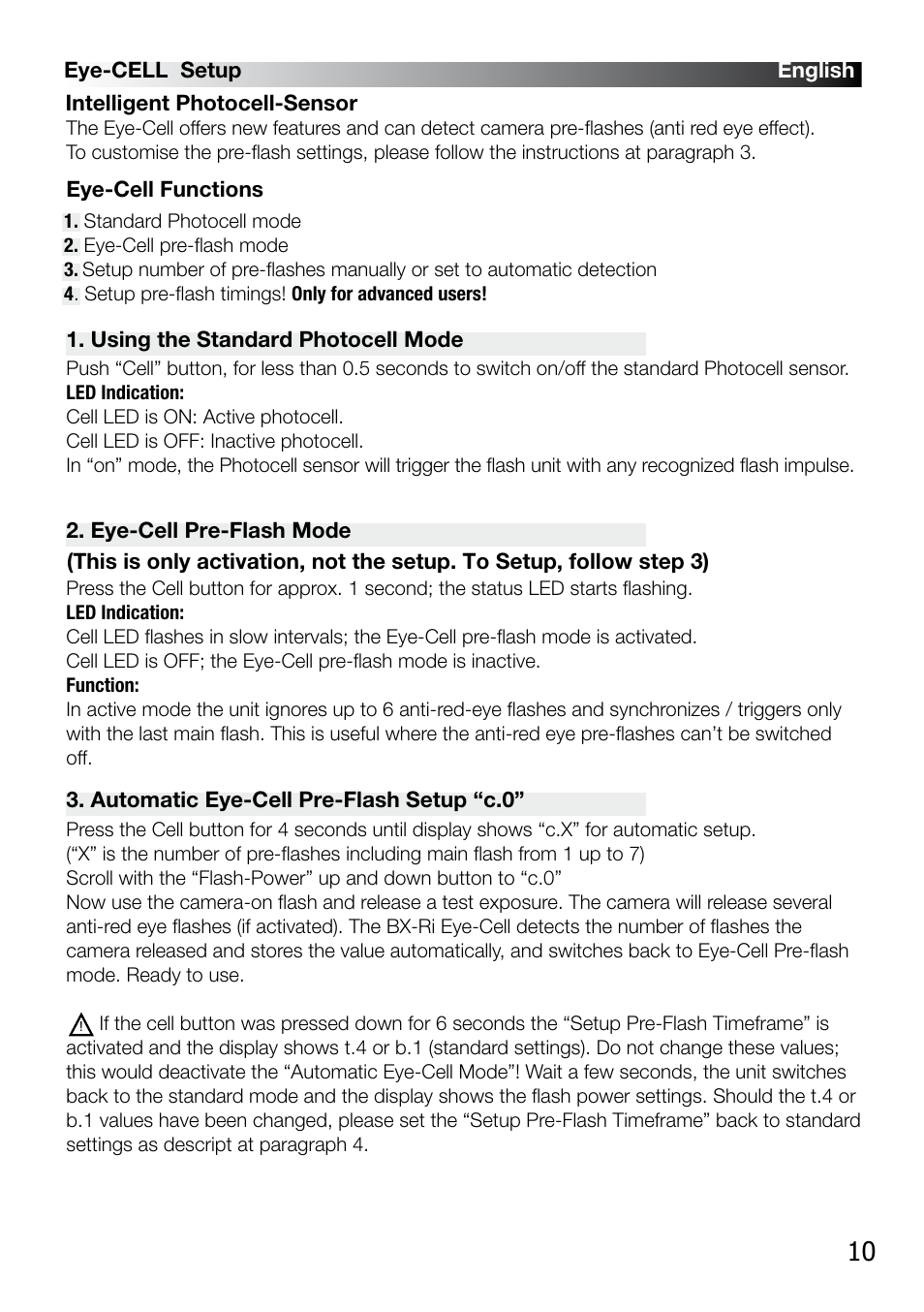 Elinchrom BX 500RI User Manual | Page 11 / 22