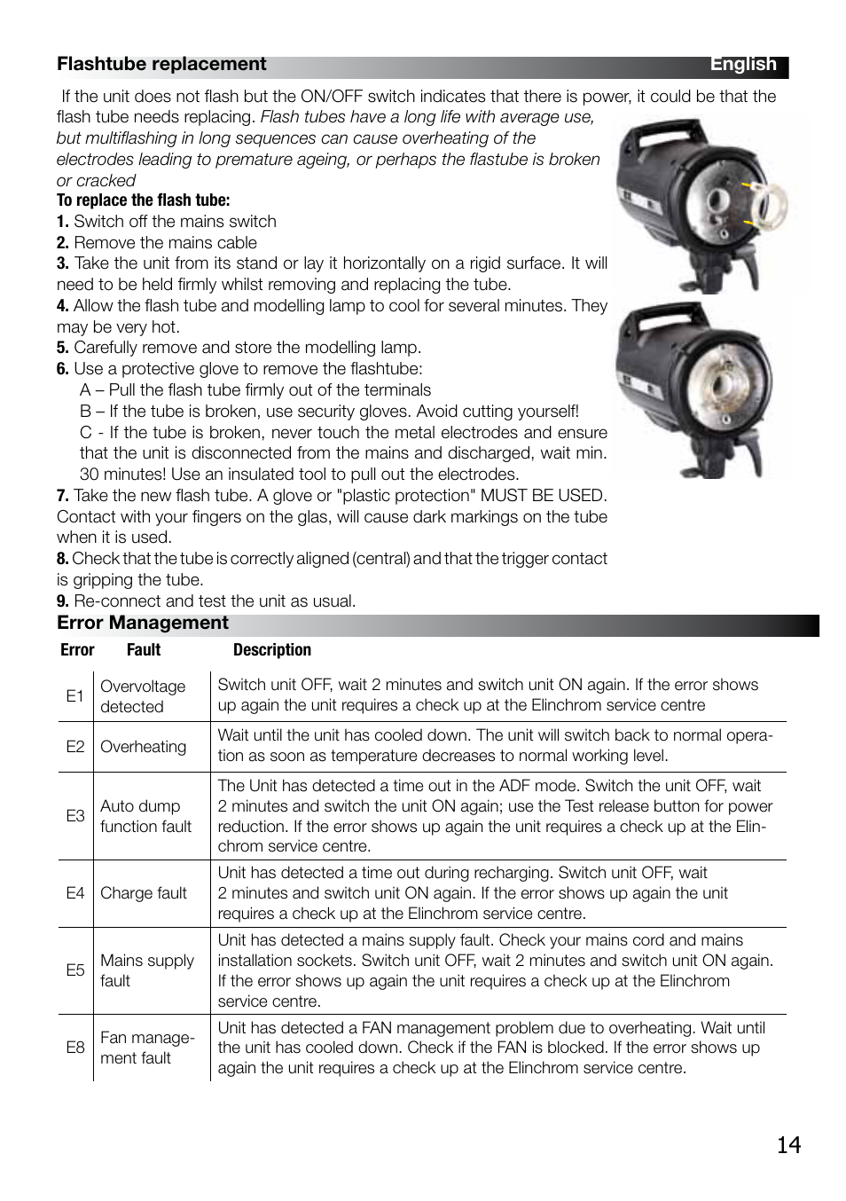 Elinchrom BX 500RI User Manual | Page 15 / 22