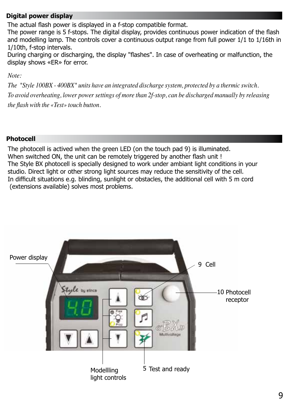 Elinchrom BX100 User Manual | Page 10 / 16