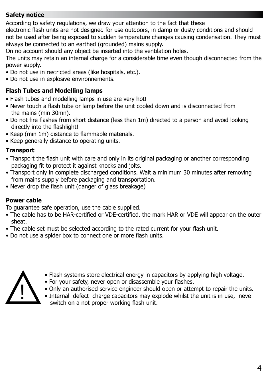 Elinchrom BX100 User Manual | Page 5 / 16
