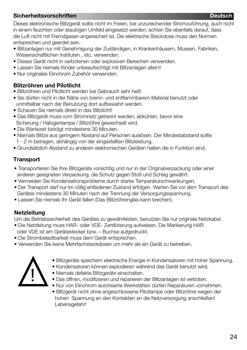 Elinchrom D-LITE 2 IT User Manual | Page 25 / 125