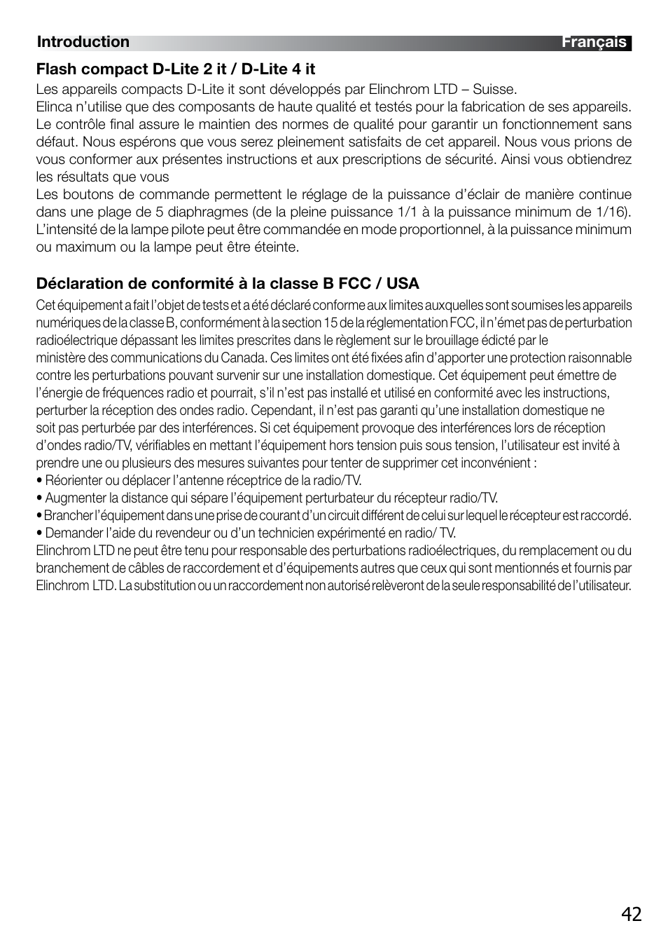 Elinchrom D-LITE 2 IT User Manual | Page 43 / 125