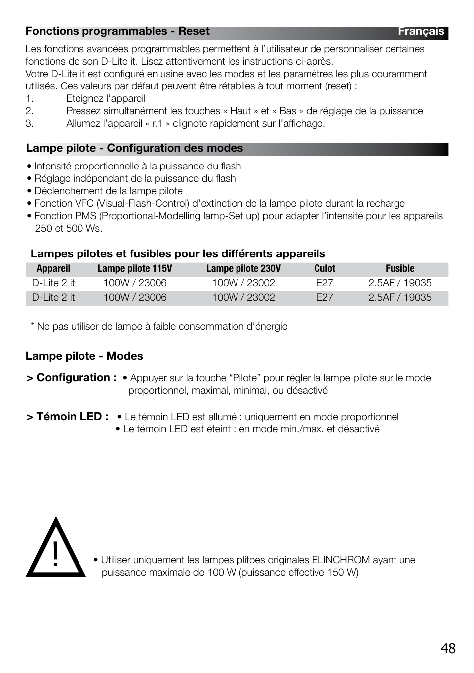 Elinchrom D-LITE 2 IT User Manual | Page 49 / 125