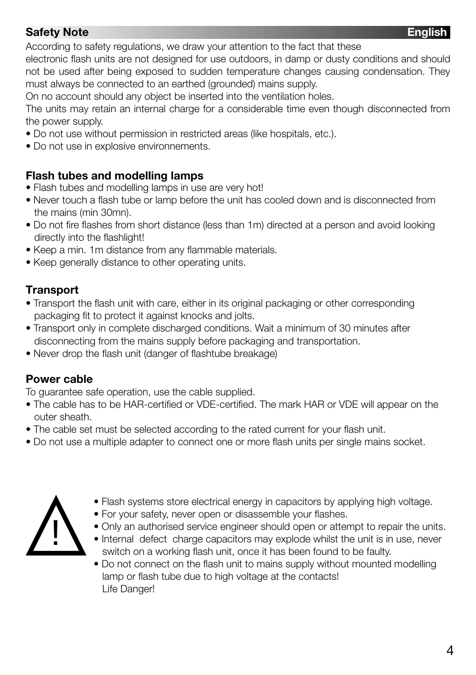 Elinchrom D-LITE 2 IT User Manual | Page 5 / 125