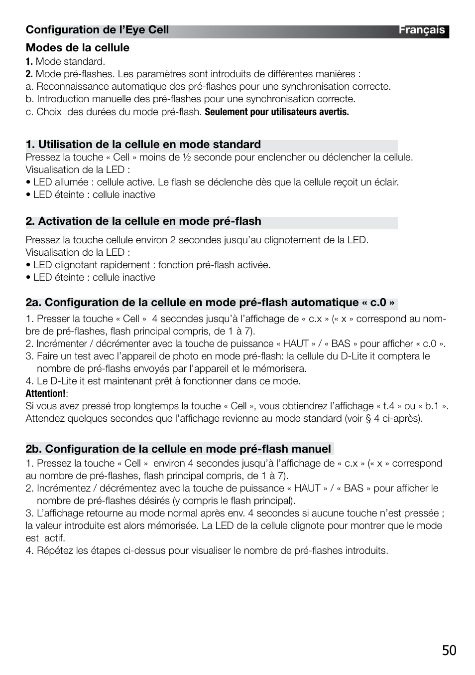 Elinchrom D-LITE 2 IT User Manual | Page 51 / 125