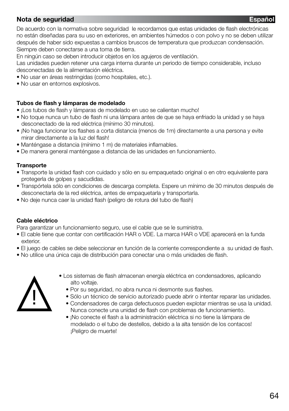 Elinchrom D-LITE 2 IT User Manual | Page 65 / 125