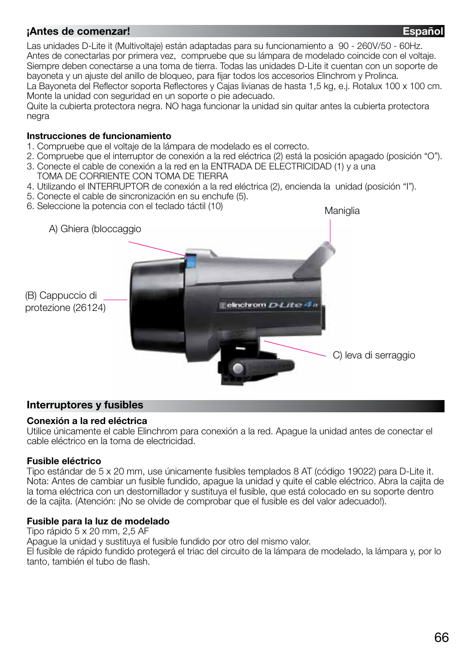 Elinchrom D-LITE 2 IT User Manual | Page 67 / 125
