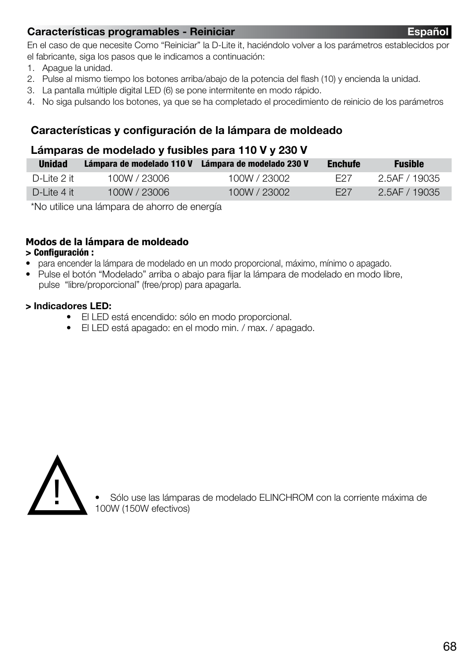 Elinchrom D-LITE 2 IT User Manual | Page 69 / 125