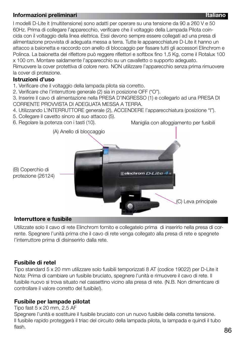 Elinchrom D-LITE 2 IT User Manual | Page 87 / 125