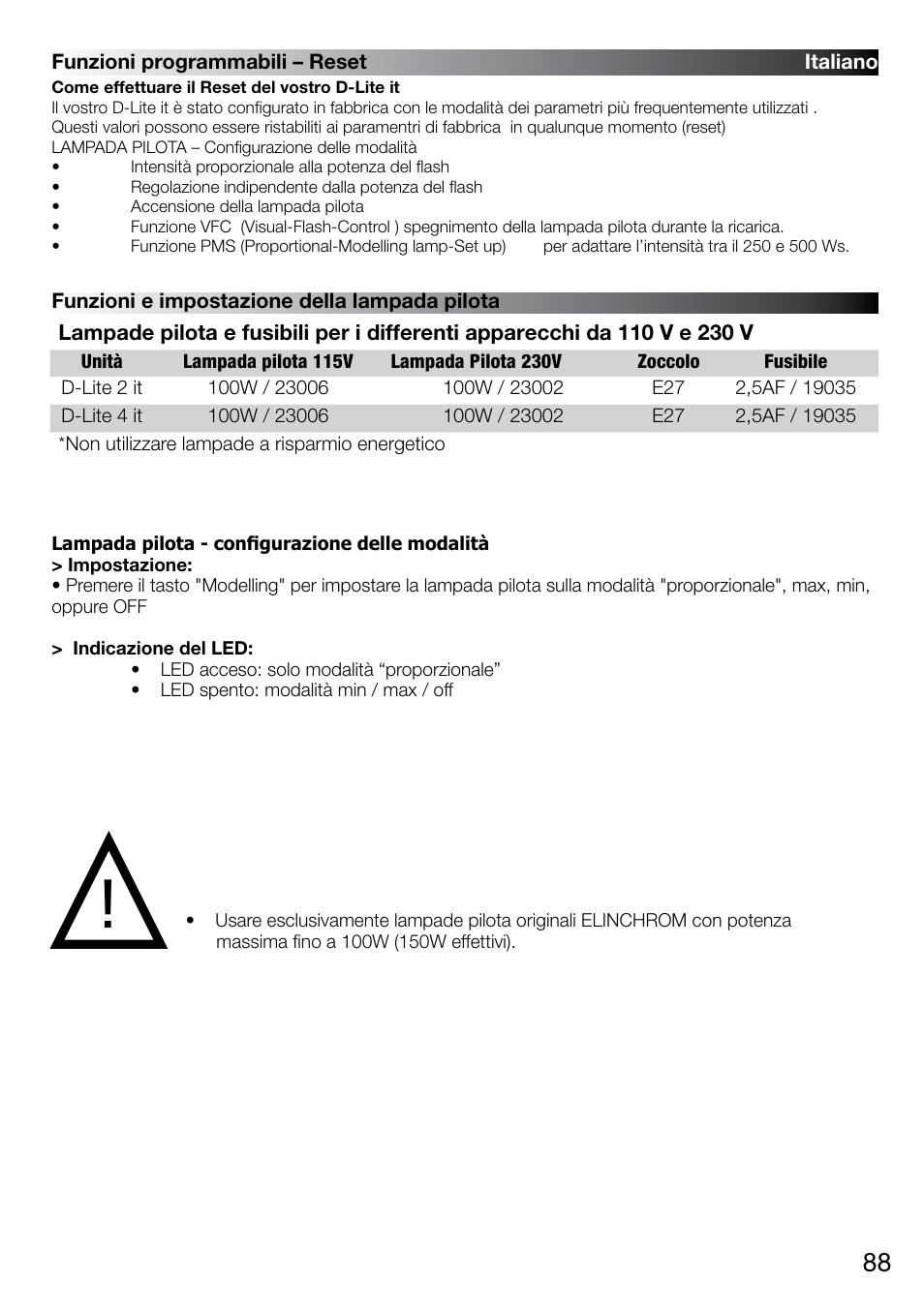 Elinchrom D-LITE 2 IT User Manual | Page 89 / 125