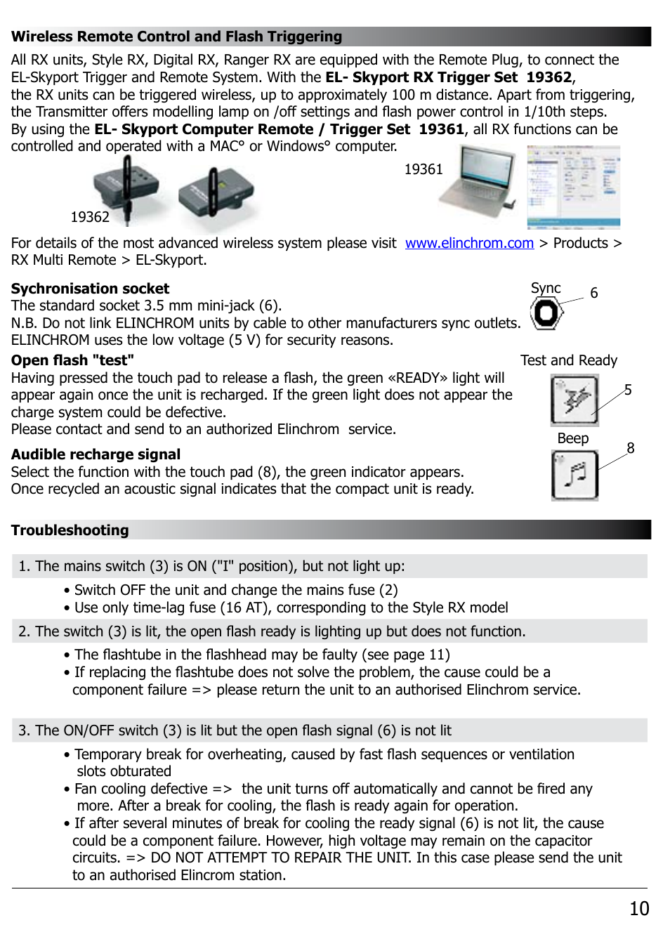 Elinchrom RX 300 User Manual | Page 11 / 16