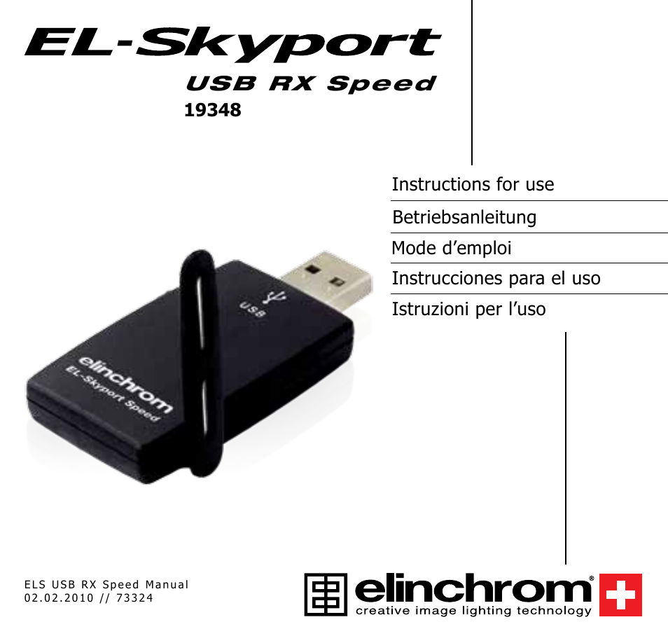 Elinchrom SKYPORT 19348 User Manual | 15 pages