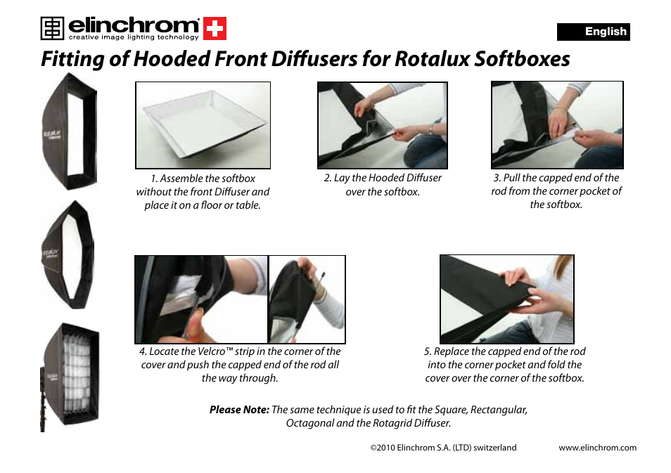 Elinchrom Hooded Diffusers User Manual | Page 2 / 8