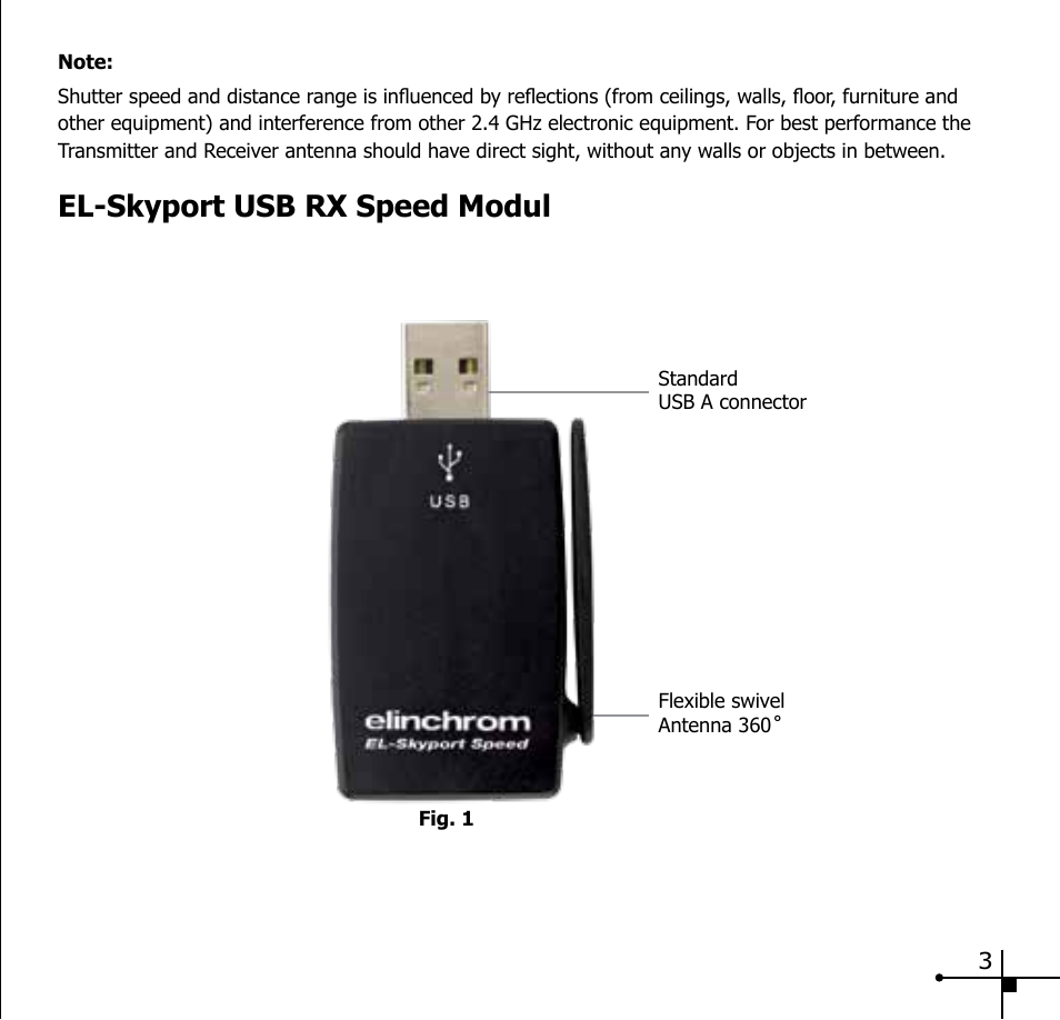 El-skyport usb rx speed modul | Elinchrom EL-SKYPORT 19348 User Manual | Page 5 / 10