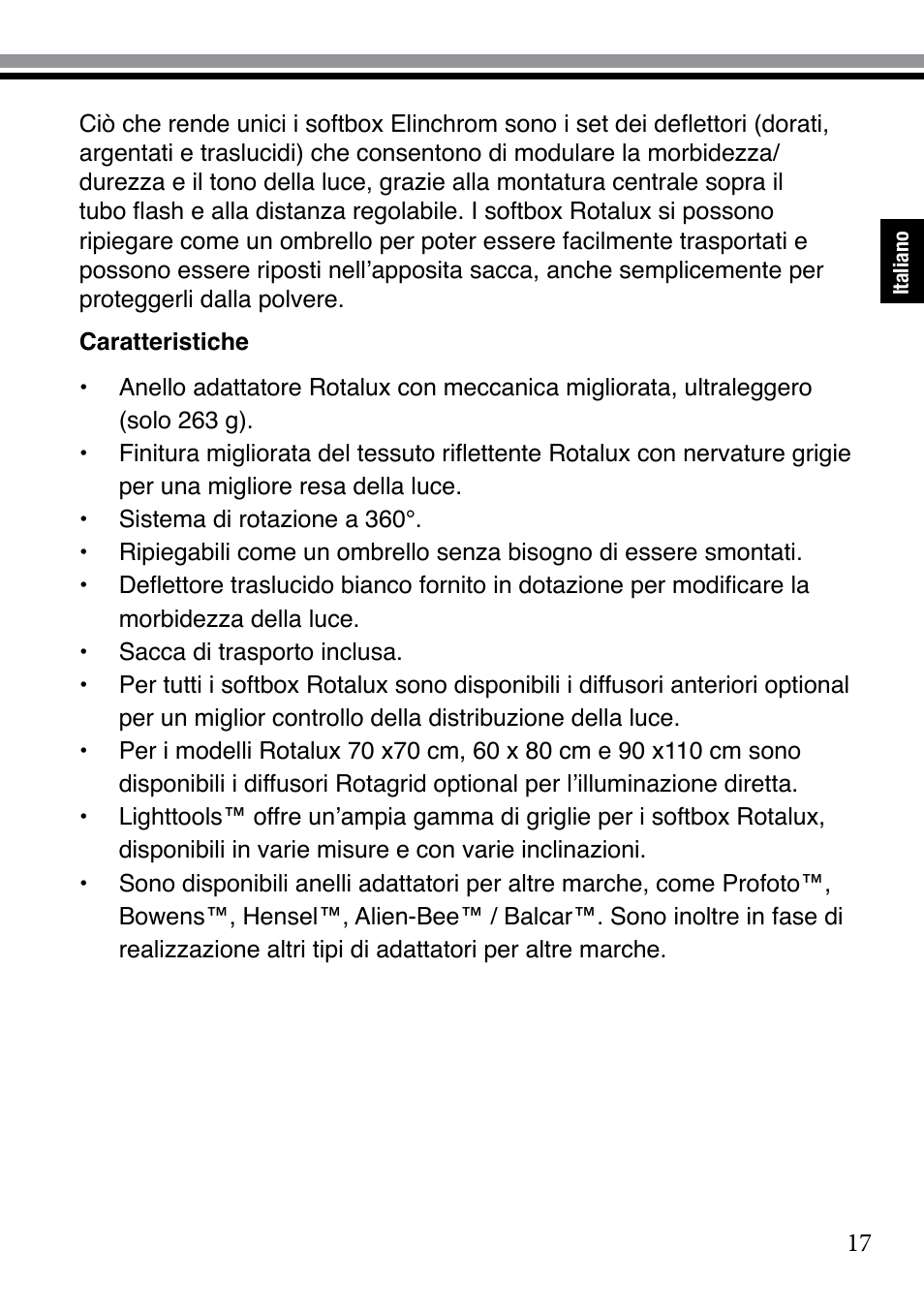 Elinchrom 73320 User Manual | Page 17 / 30