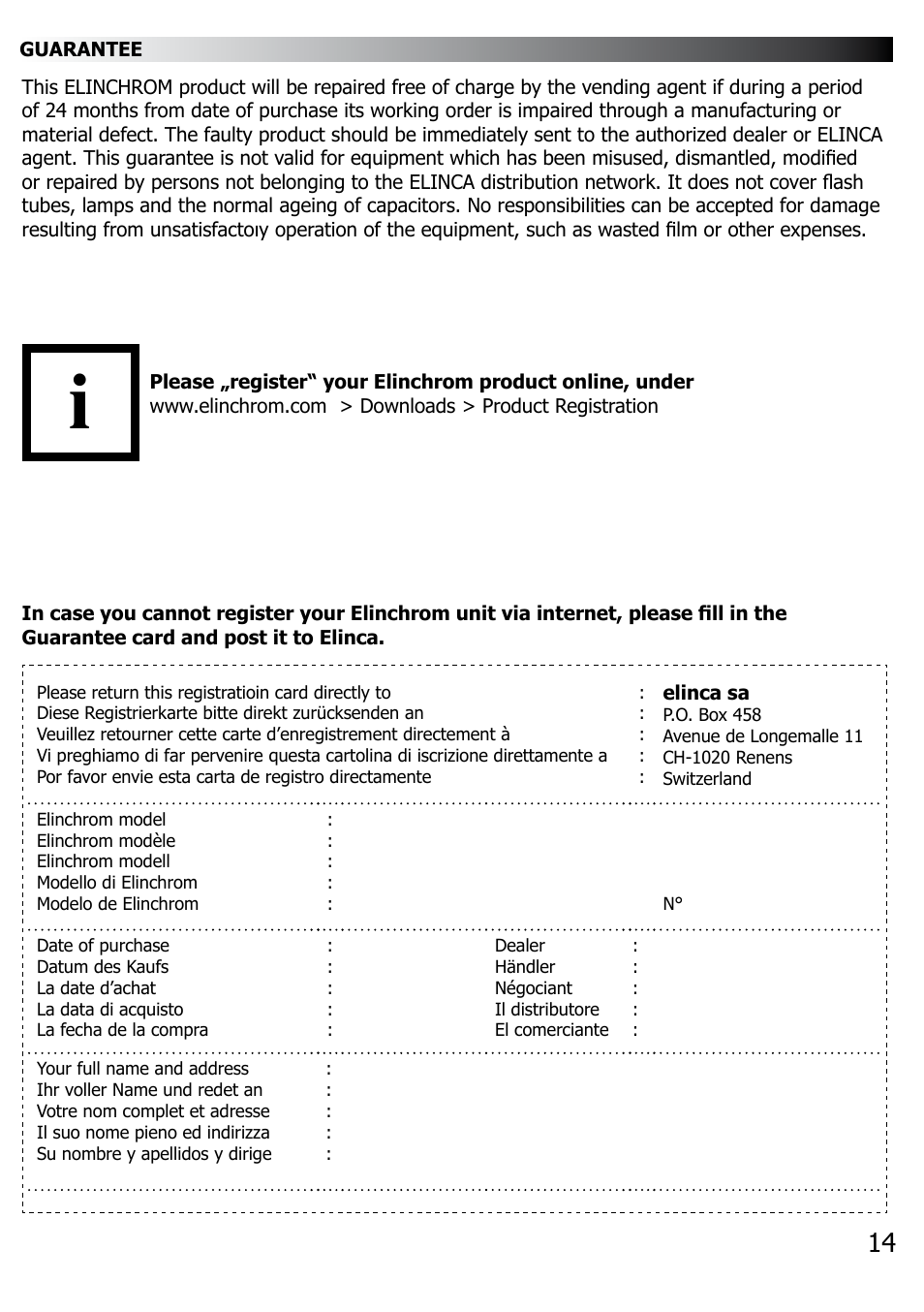 Elinchrom STYLE 400 User Manual | Page 15 / 16