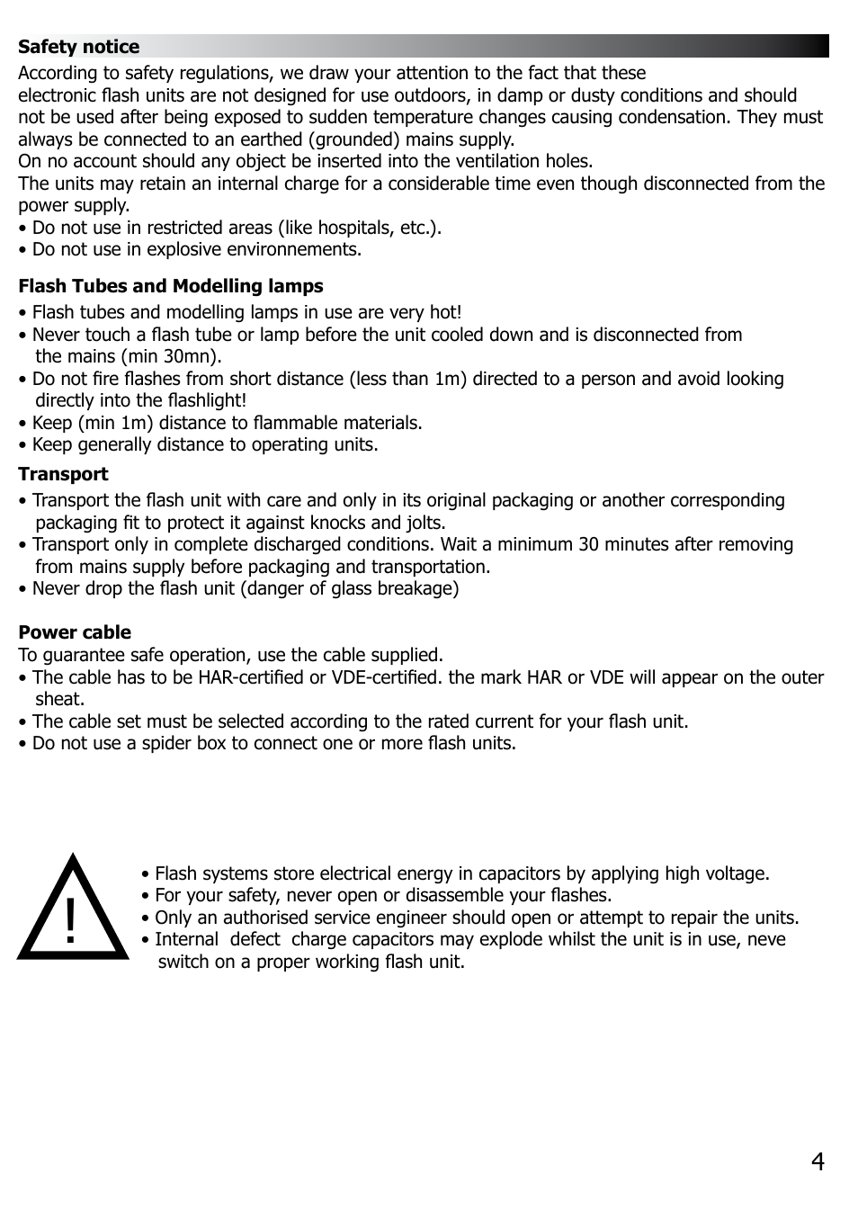 Elinchrom STYLE 400 User Manual | Page 5 / 16