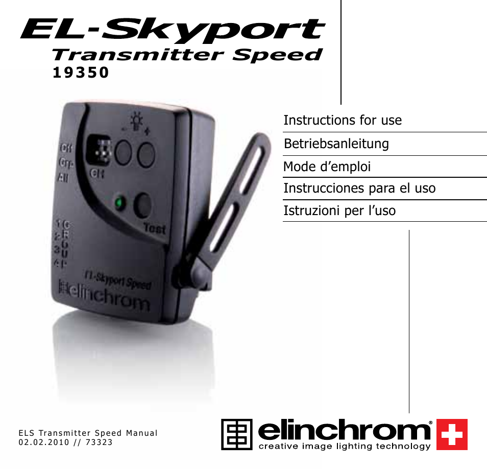 Elinchrom 19350 User Manual | 12 pages