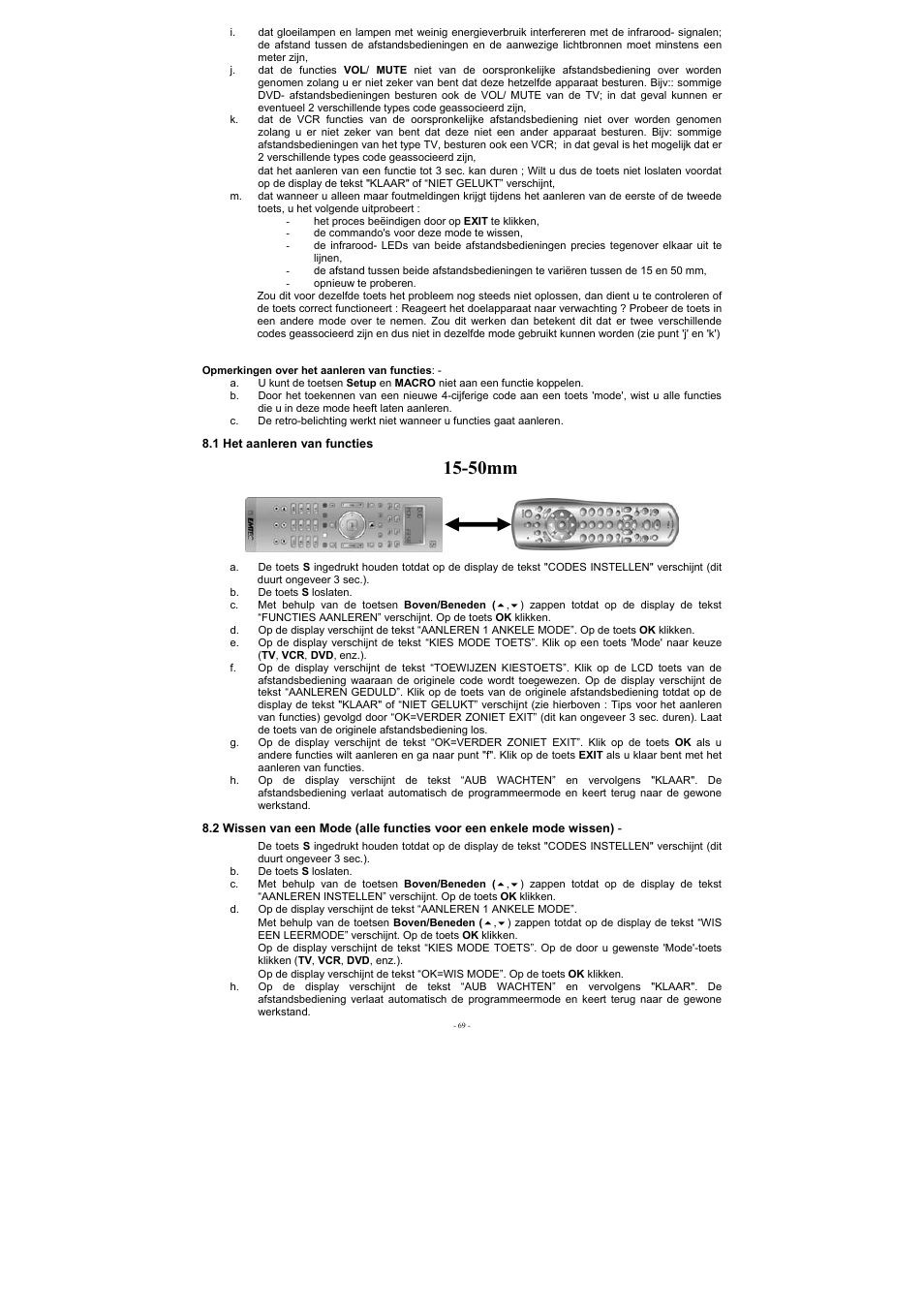 50mm | EMTEC Electronics INTUIX H380 User Manual | Page 72 / 88