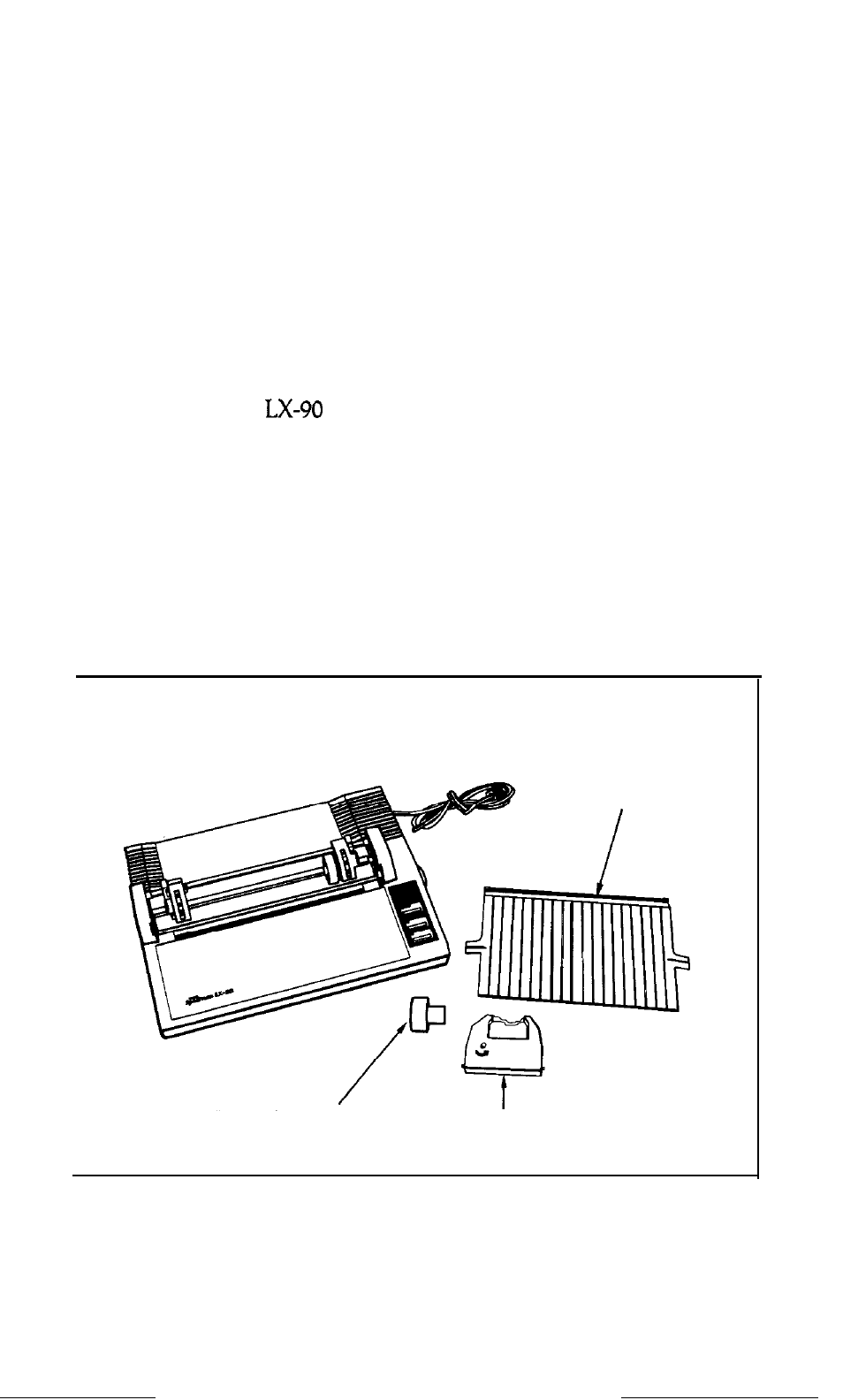 Chap 1-setting up your lx-90 printer, Do you have all the parts you need, Specifications | Setting up your lx-90, Printer | Eva Solo LX-90TM User Manual | Page 4 / 18