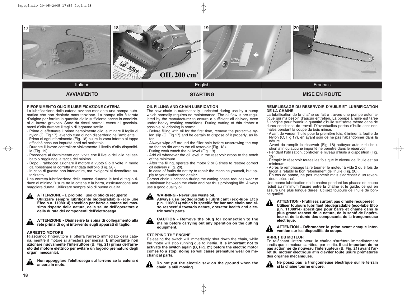 EMAK EF15E User Manual | Page 18 / 32