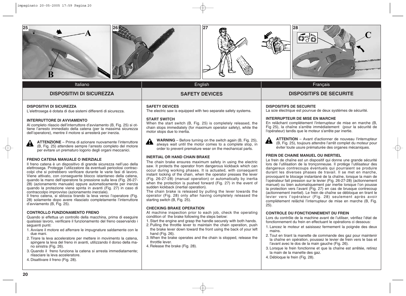 EMAK EF15E User Manual | Page 20 / 32
