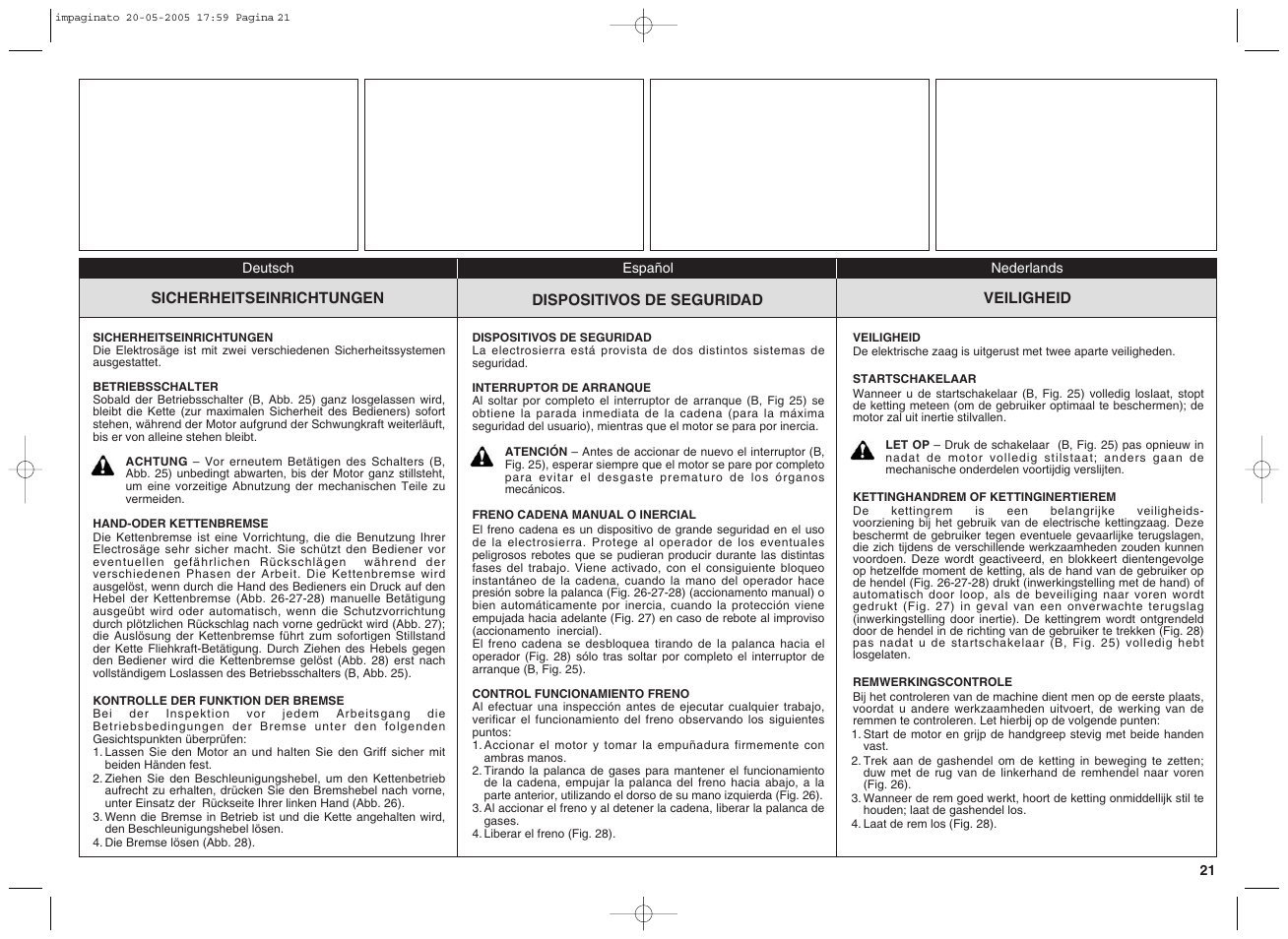 EMAK EF15E User Manual | Page 21 / 32