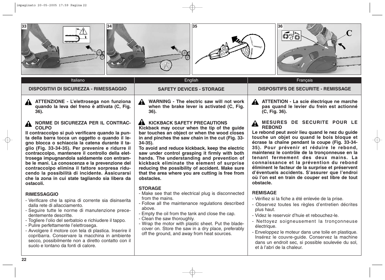 EMAK EF15E User Manual | Page 22 / 32