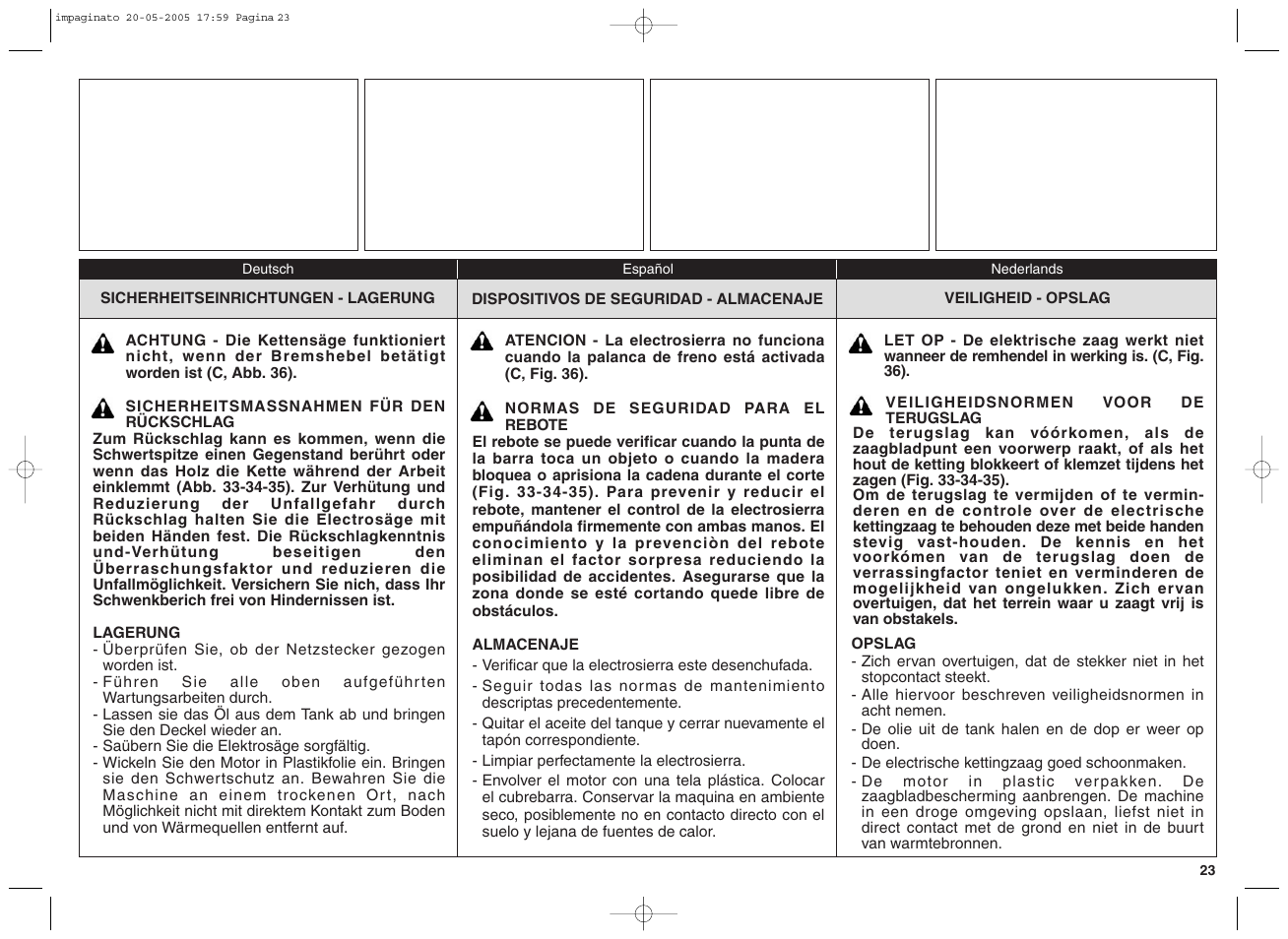 EMAK EF15E User Manual | Page 23 / 32