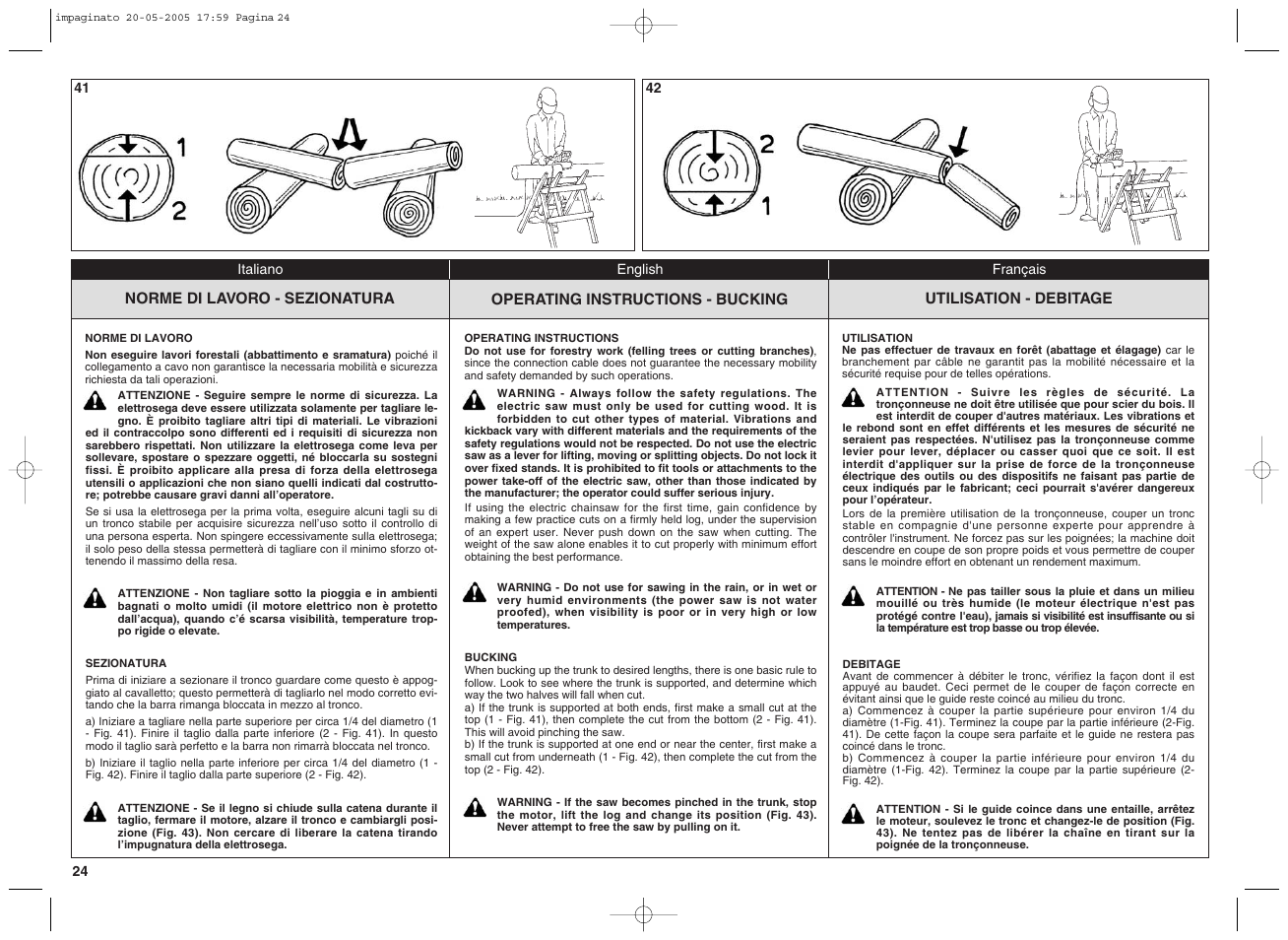 EMAK EF15E User Manual | Page 24 / 32