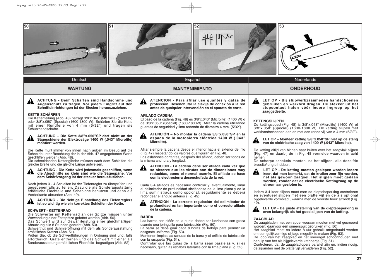 EMAK EF15E User Manual | Page 27 / 32