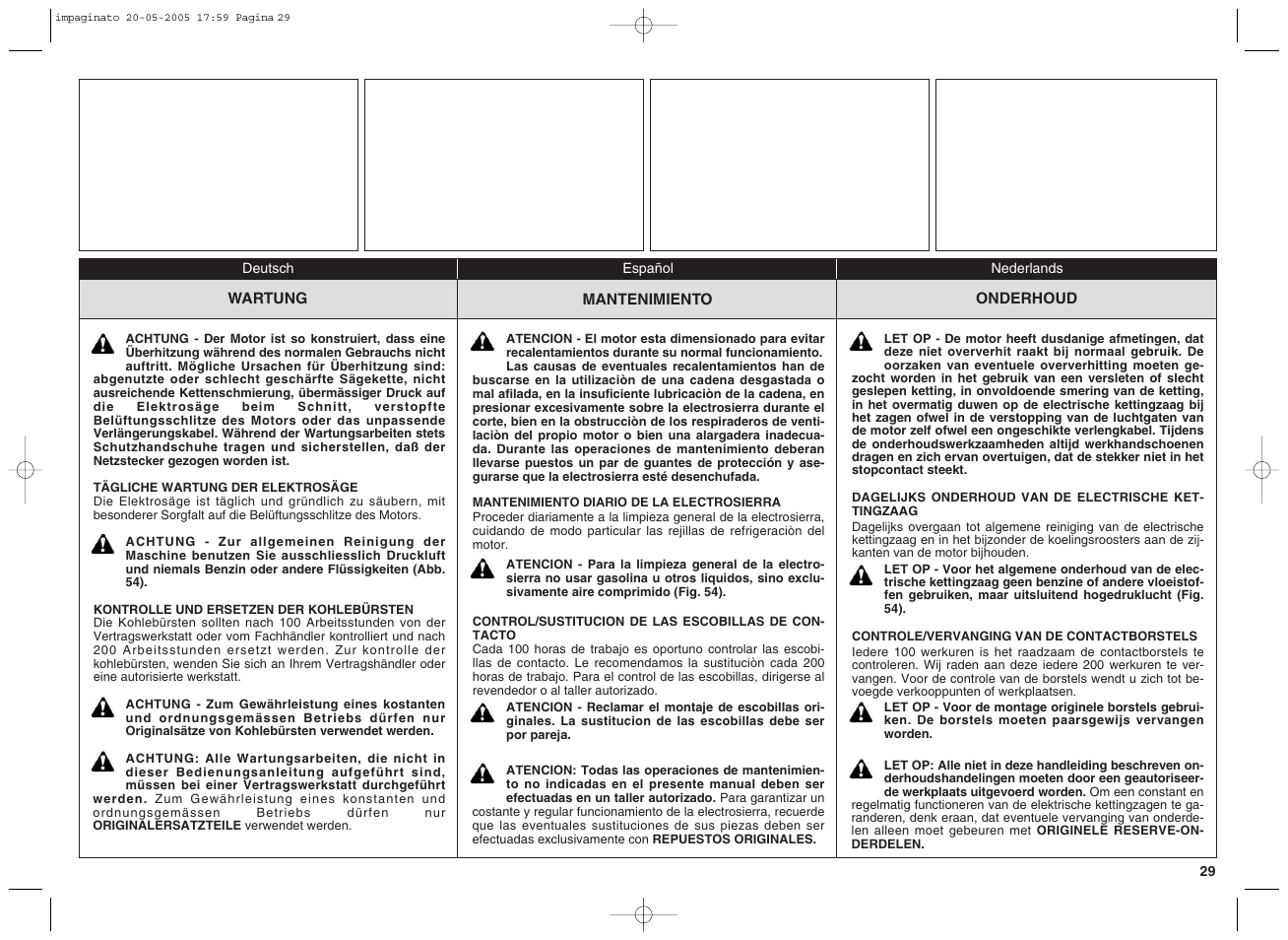 EMAK EF15E User Manual | Page 29 / 32