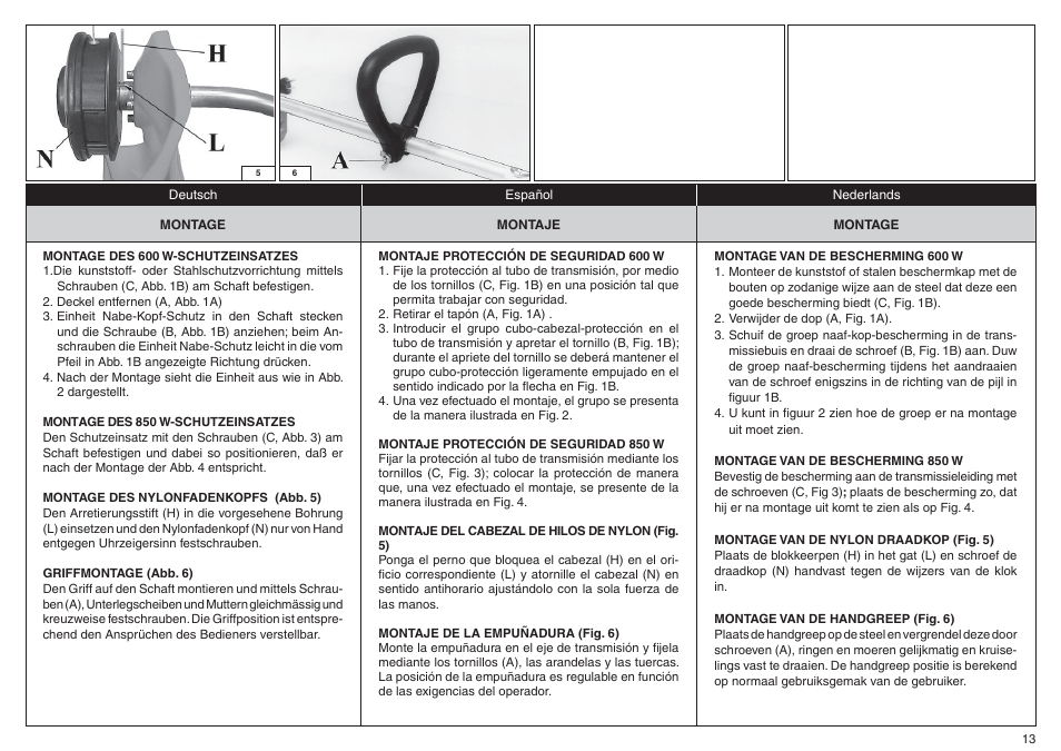 EMAK 8061 ( 600W ) User Manual | Page 13 / 24