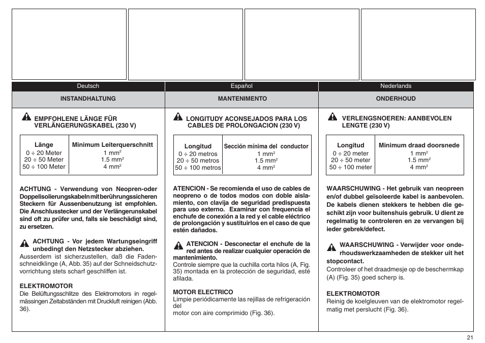 EMAK 8061 ( 600W ) User Manual | Page 21 / 24