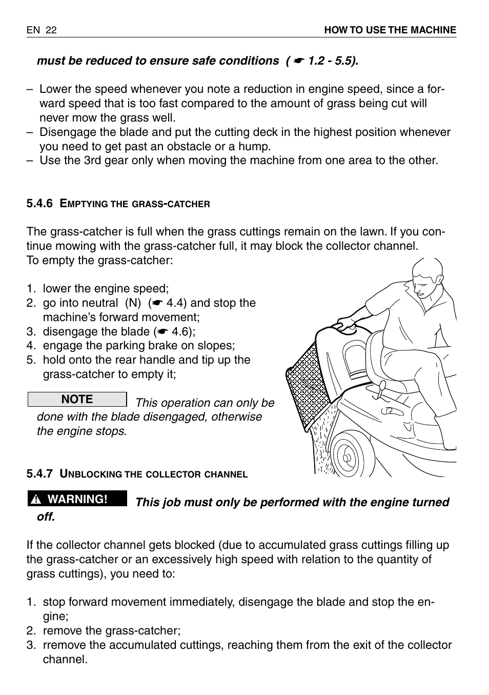 EMAK RIDING MOWER User Manual | Page 24 / 42