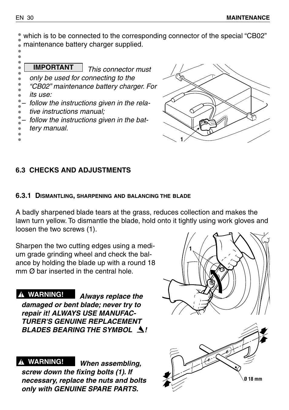 EMAK RIDING MOWER User Manual | Page 32 / 42