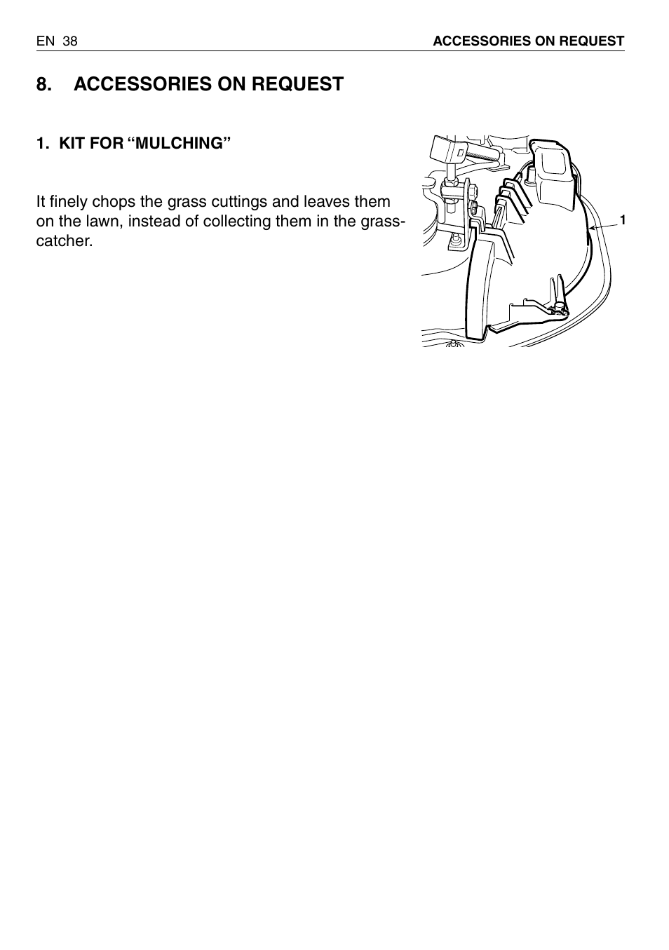 Accessories on request | EMAK RIDING MOWER User Manual | Page 40 / 42