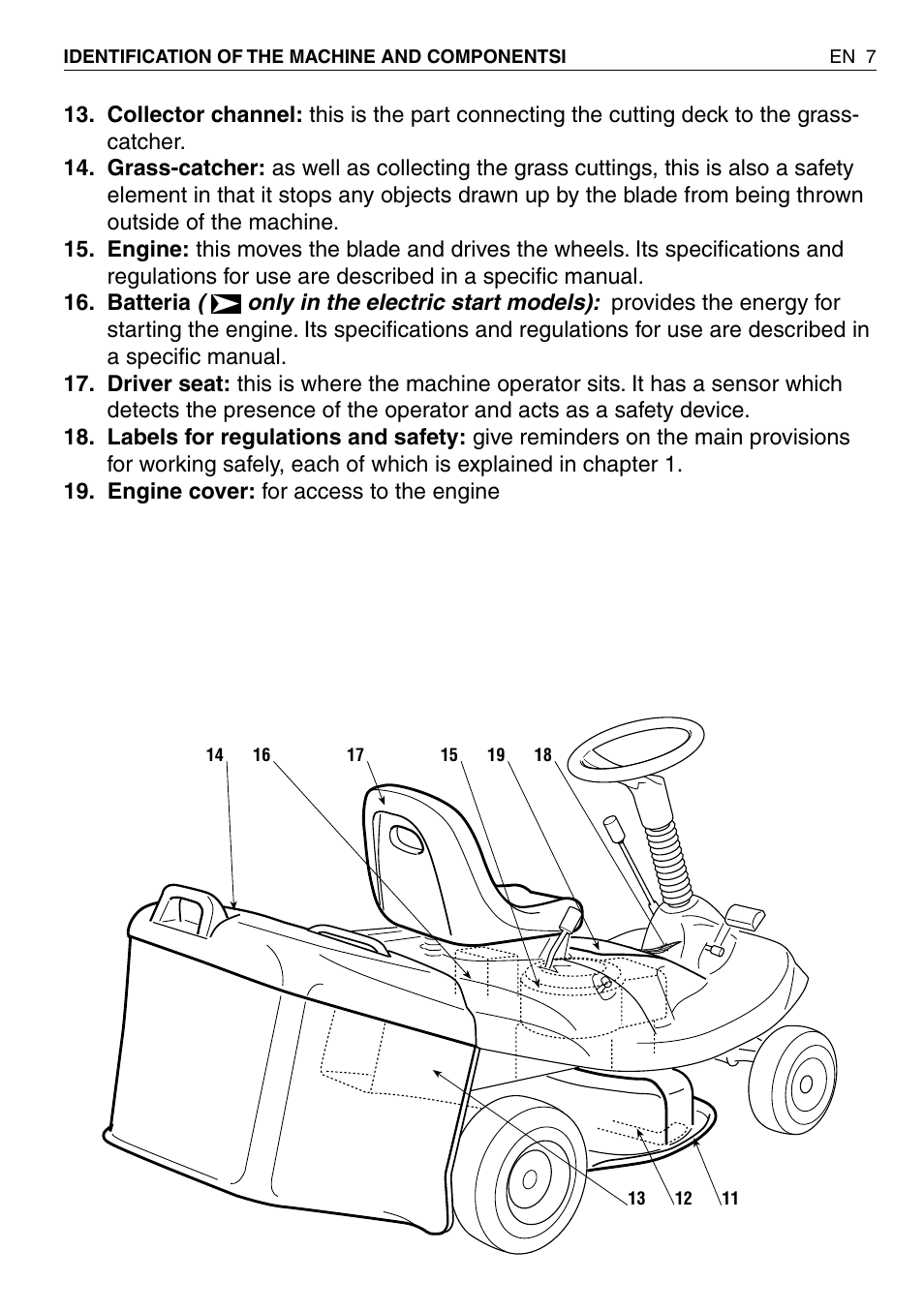 EMAK RIDING MOWER User Manual | Page 9 / 42
