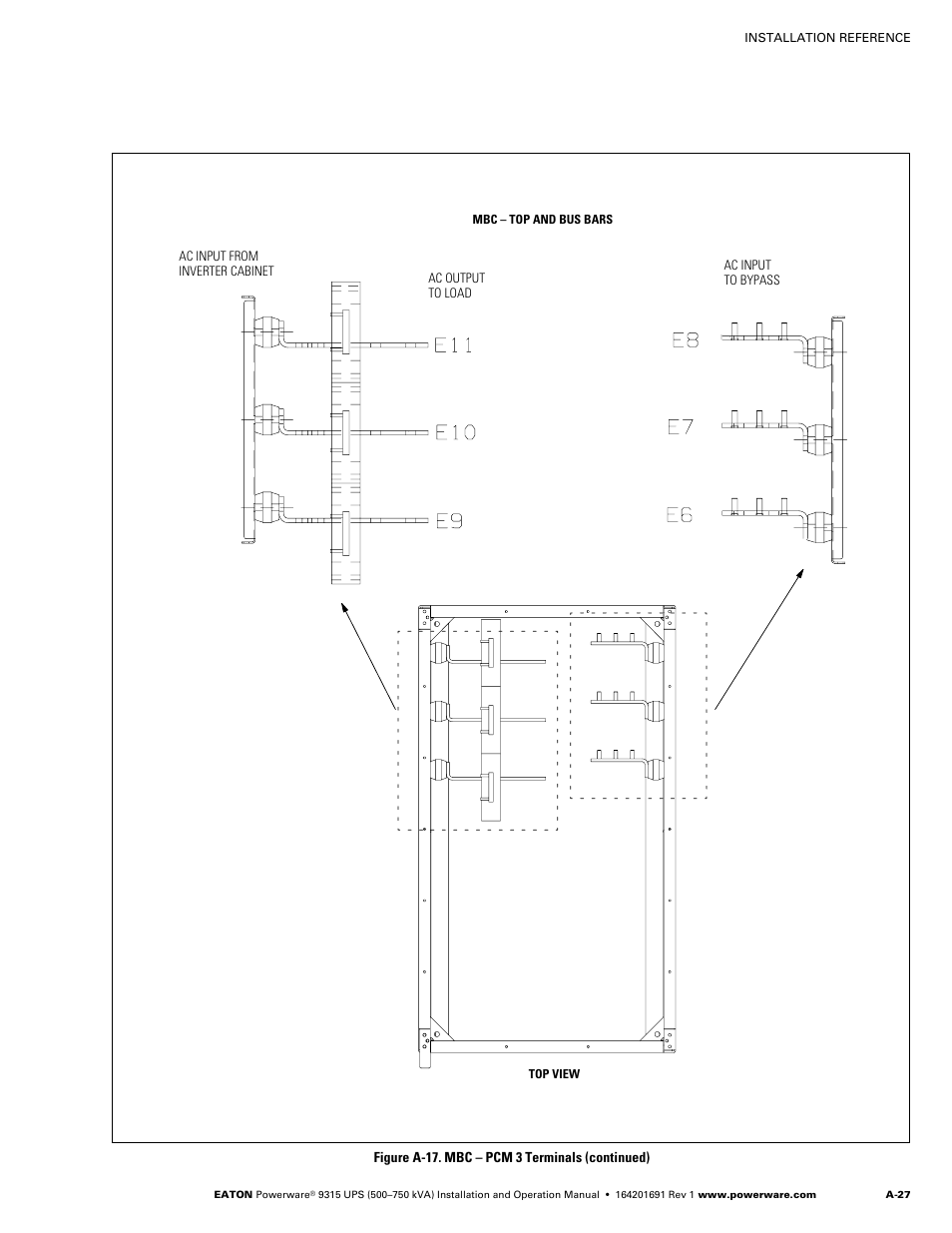 Eaton POWERWARE 9315 User Manual | Page 137 / 154
