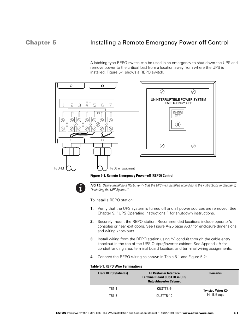 Eaton POWERWARE 9315 User Manual | Page 37 / 154