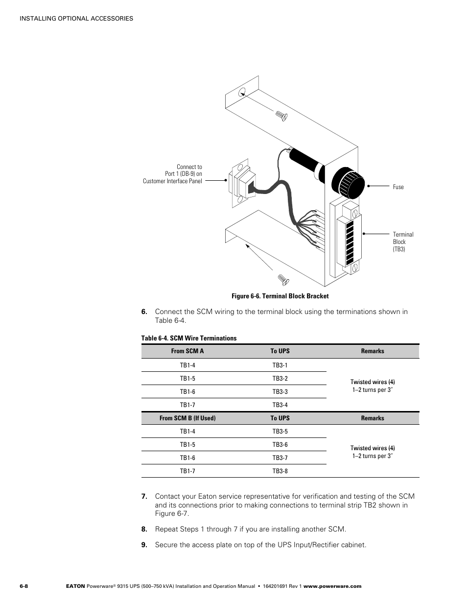 Eaton POWERWARE 9315 User Manual | Page 46 / 154