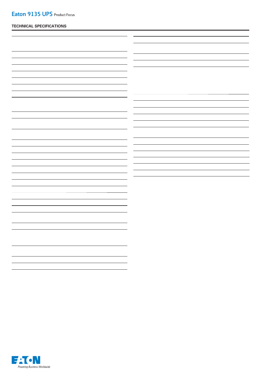 Eaton 9135 ups | Eaton 9135 User Manual | Page 4 / 4
