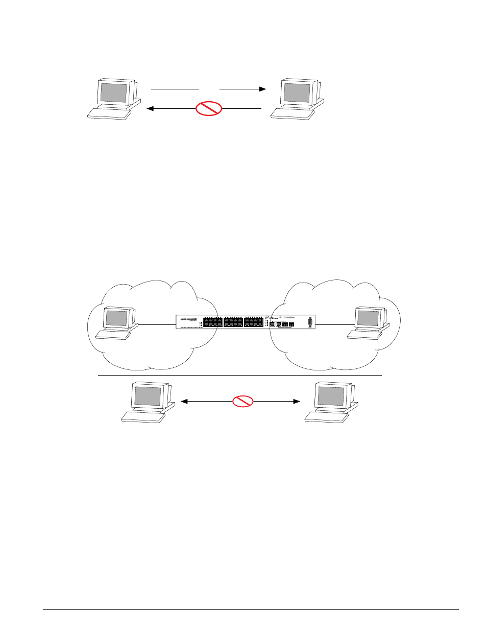Example 2: filter icmp packets, Example 3: rate-limiting packets | Extreme Networks 200 Series User Manual | Page 129 / 338