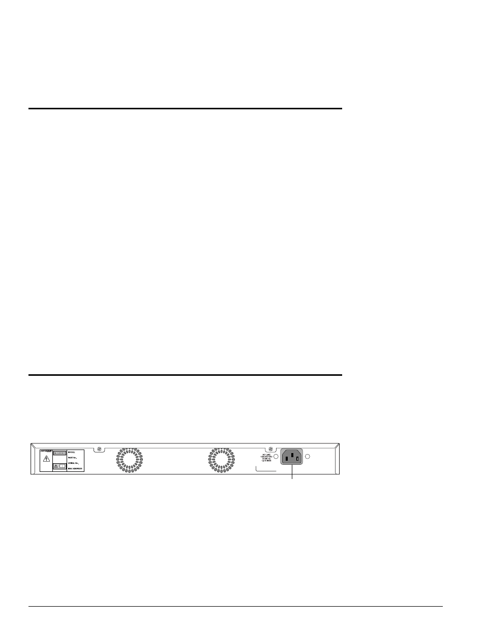 Summit 200-48 switch leds, Summit 200-48 switch rear view, Power socket | Extreme Networks 200 Series User Manual | Page 24 / 338