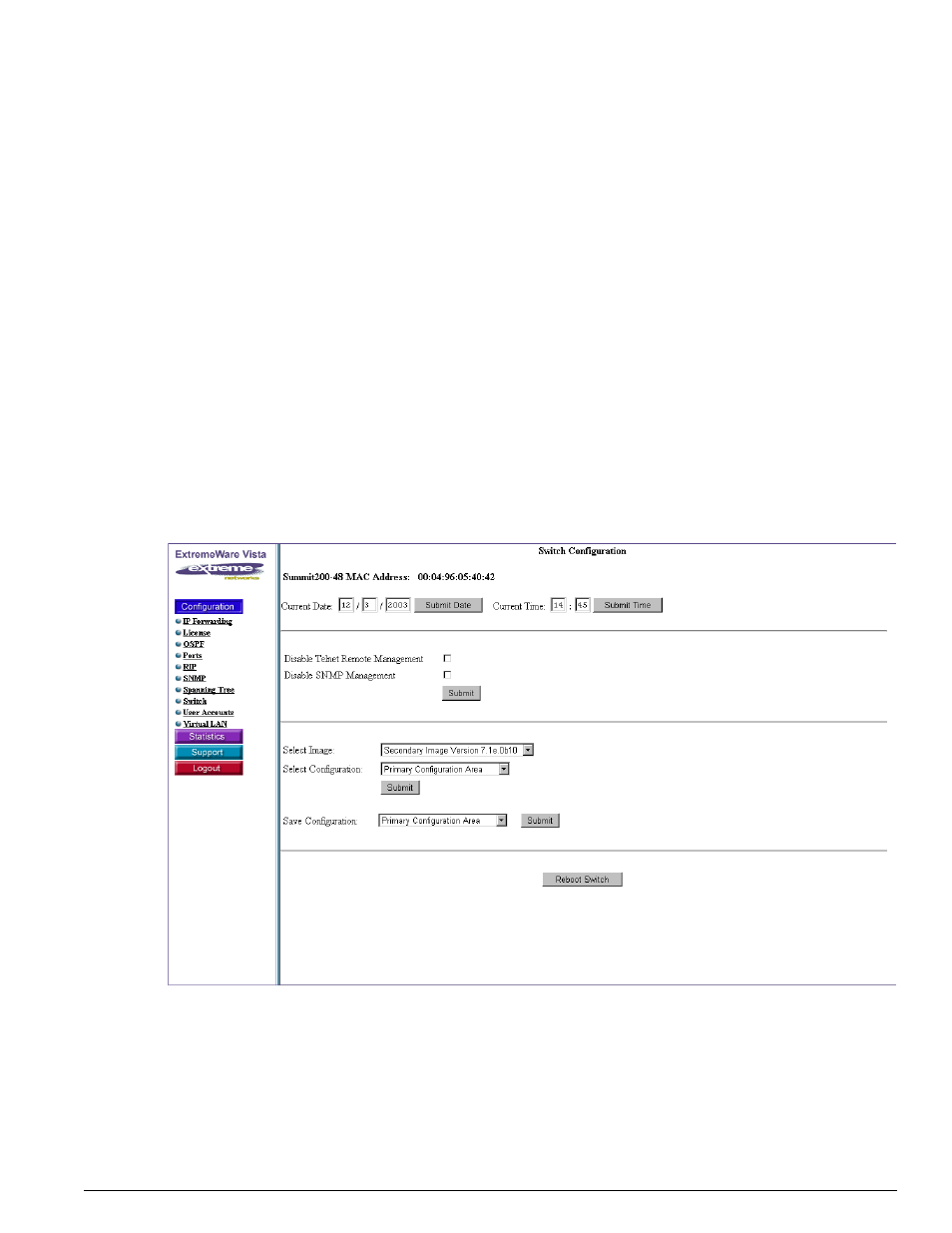 Switch, User accounts | Extreme Networks 200 Series User Manual | Page 273 / 338