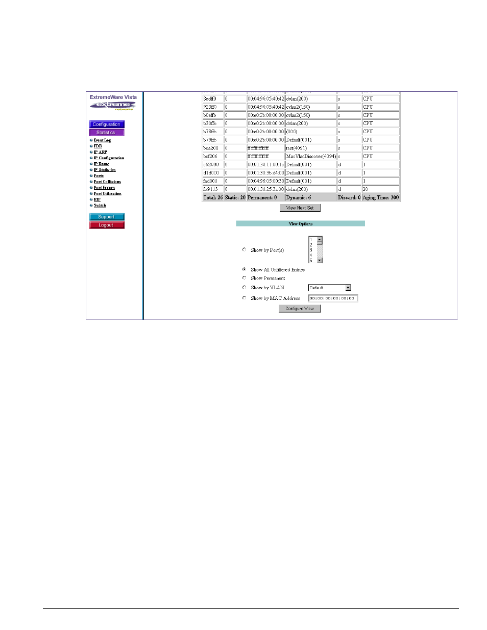 Ip arp | Extreme Networks 200 Series User Manual | Page 279 / 338