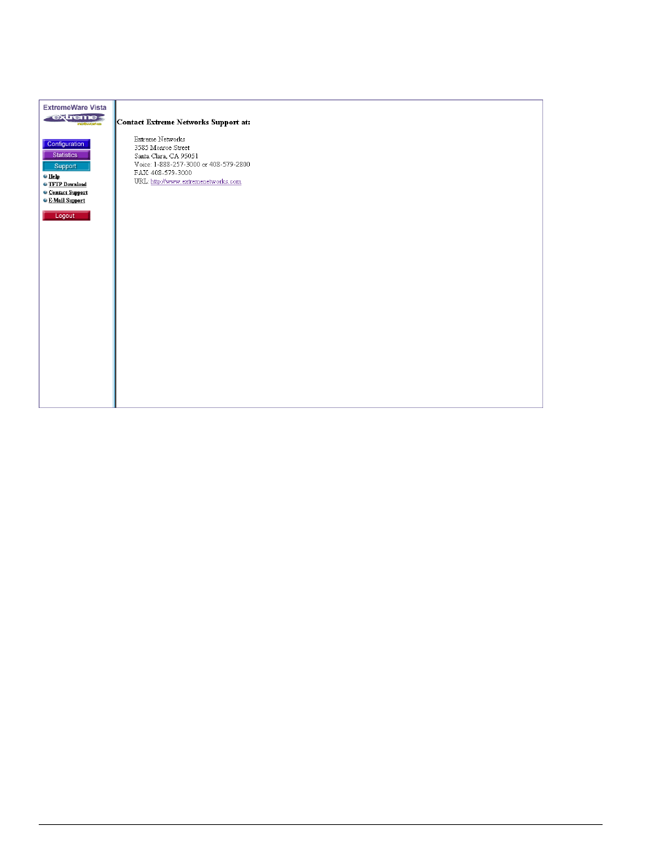 Email support | Extreme Networks 200 Series User Manual | Page 294 / 338