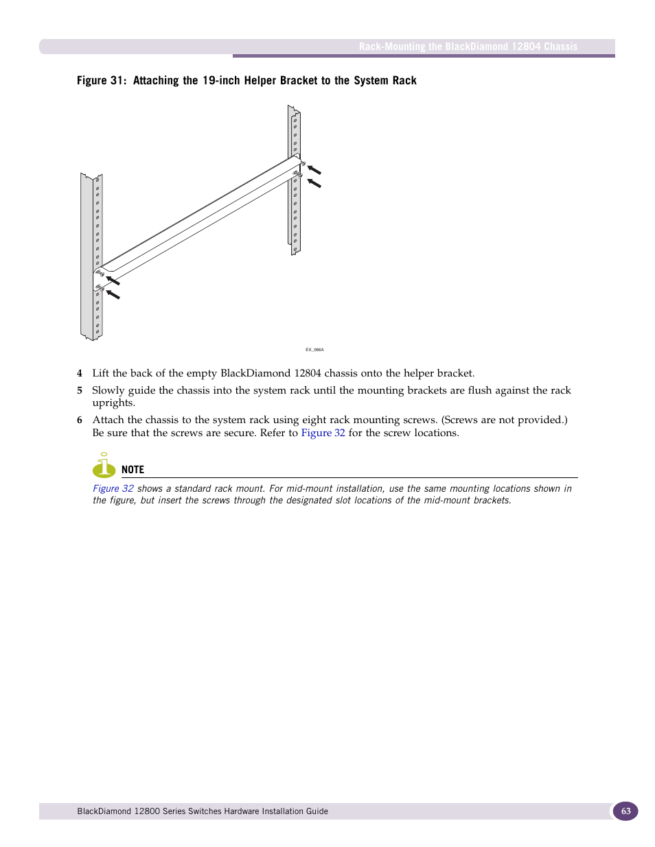 Extreme Networks BlackDiamond 12804 User Manual | Page 63 / 160