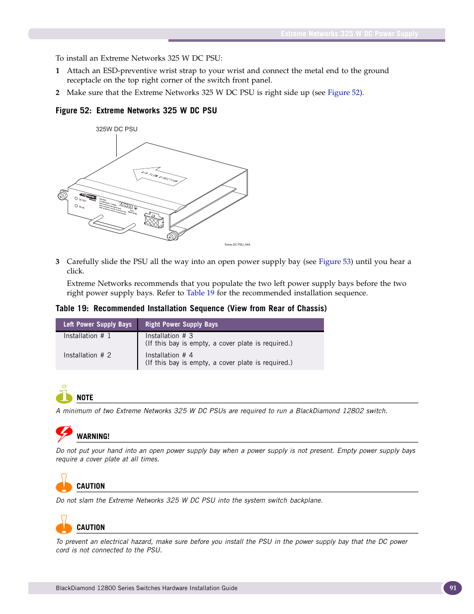 Extreme Networks BlackDiamond 12804 User Manual | Page 91 / 160